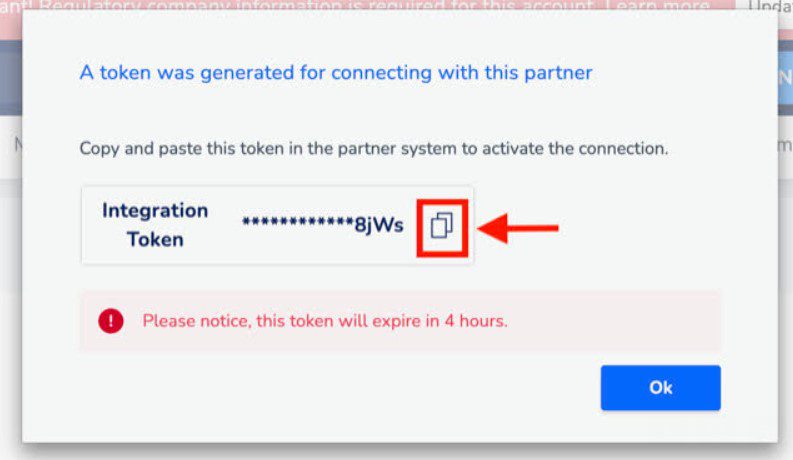 Guesty integration token
