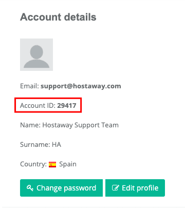 Hostaway Account ID (used as the Client ID in Quibble)