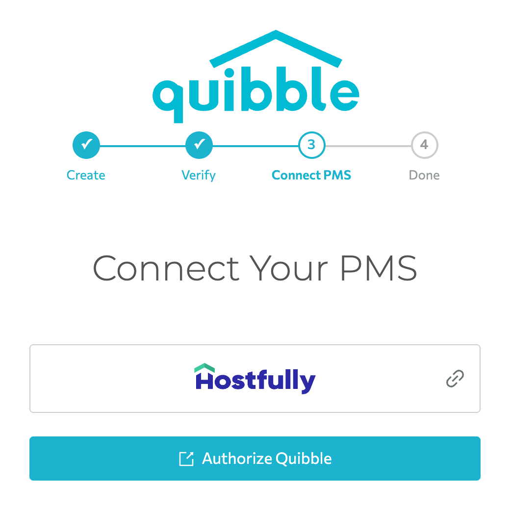 Authorizing Quibble for Hostfully