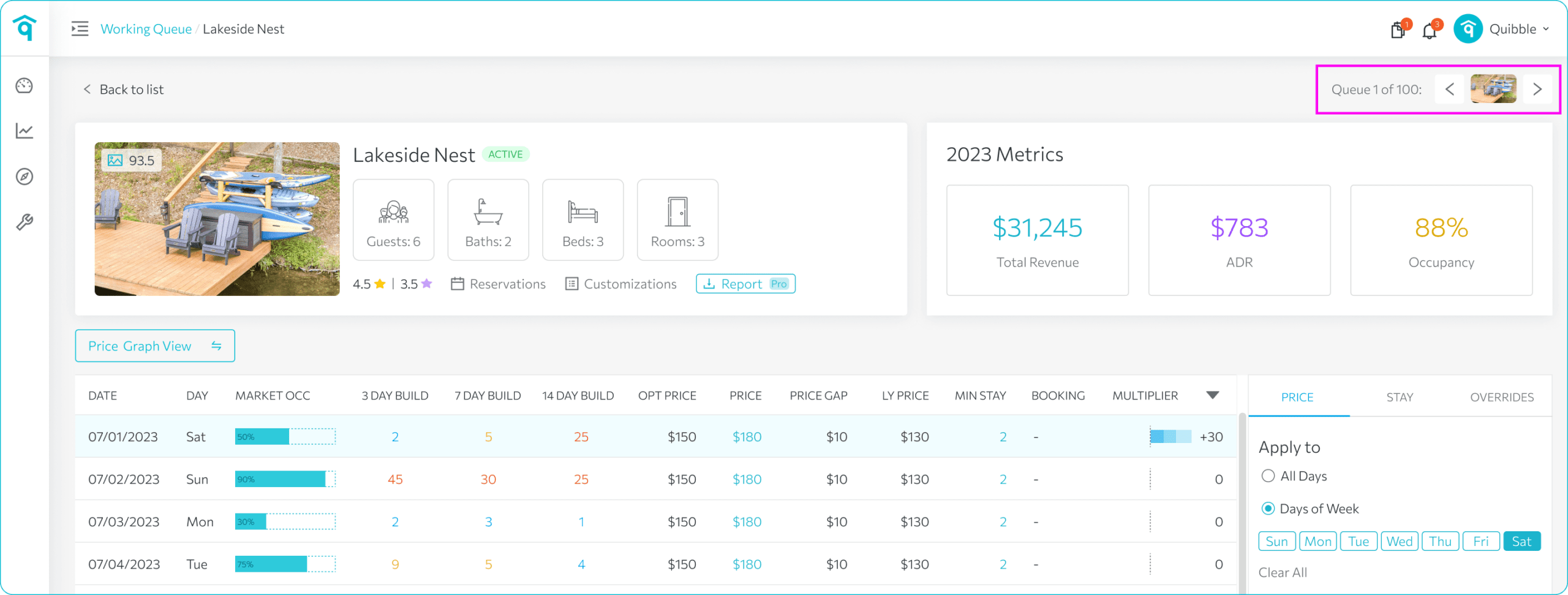 How to add to the Price Adjustment Queue — step 8