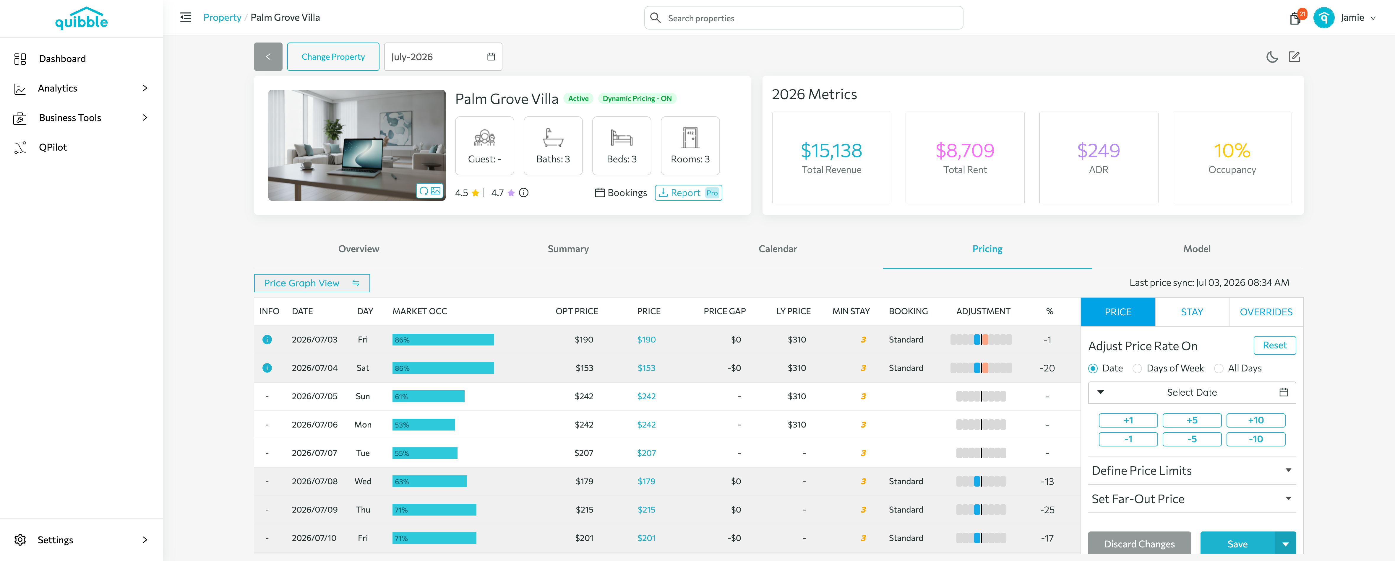 Price Graph View — step 4