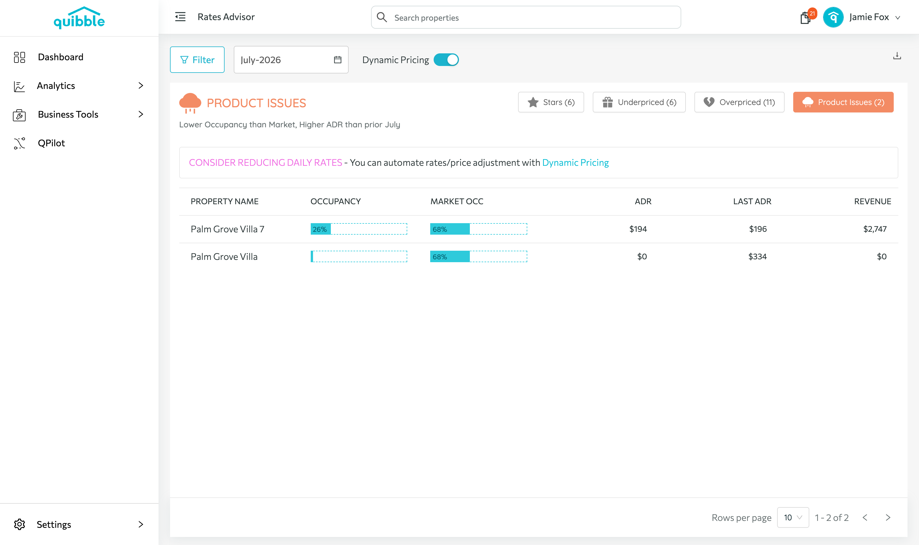 What is Rates Advisor and how do I use it? — step 4