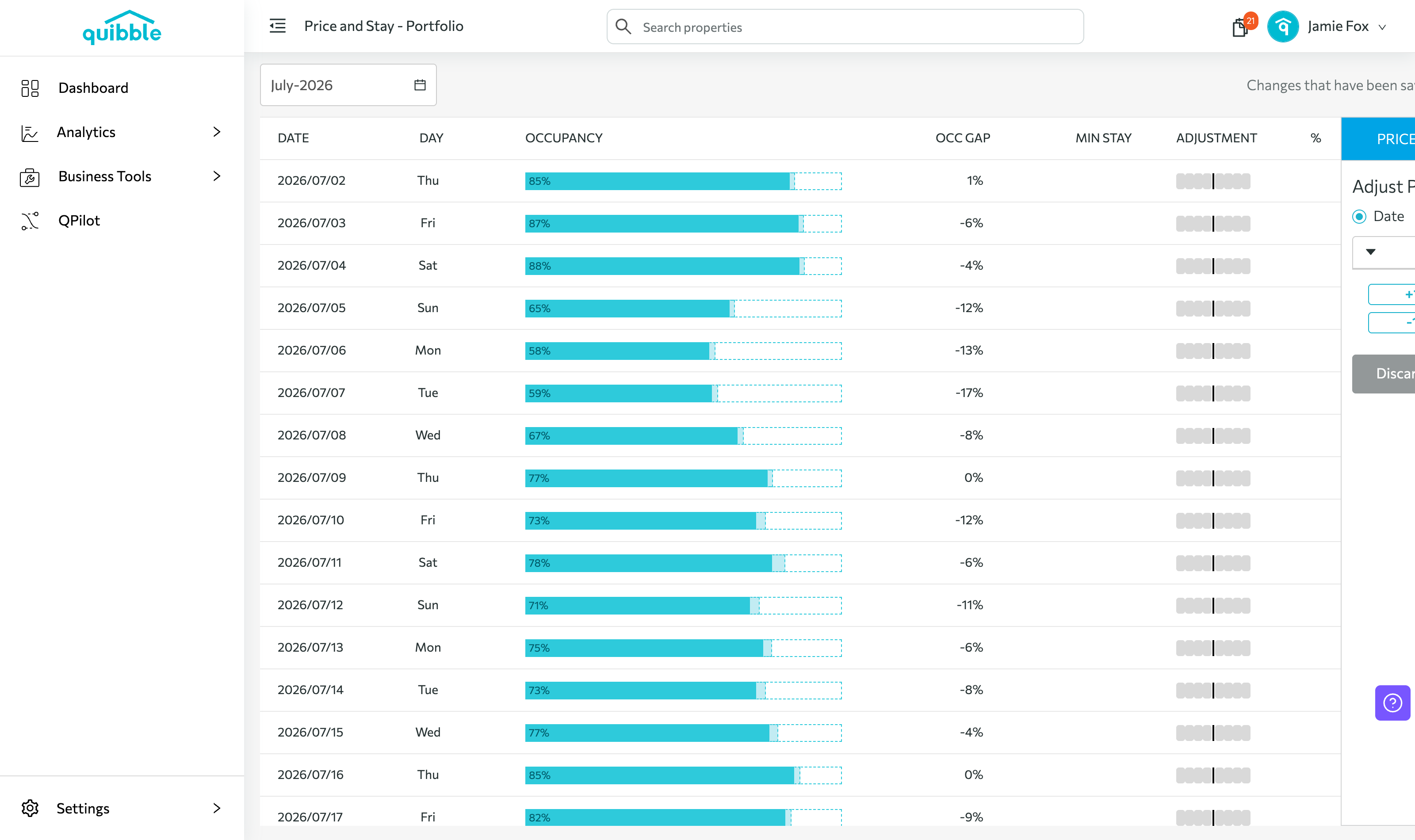 Understanding Stay Settings — step 2