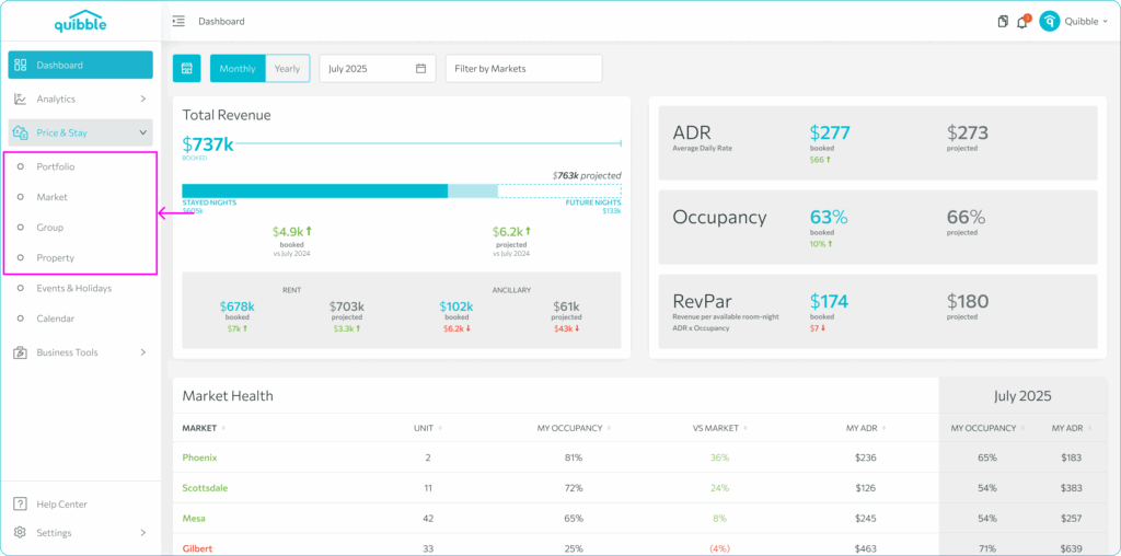 Understanding Stay Settings — step 3